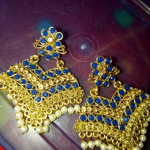 Blue CLR Earing