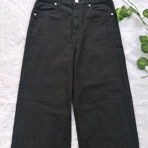 H&M Black Twill Trouser