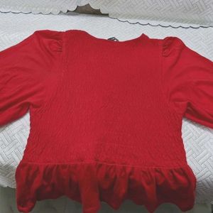 Pretty Red Zudio Top