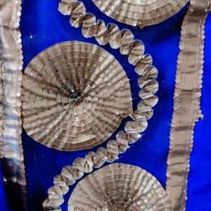 Self Printed Heavy Border Saree