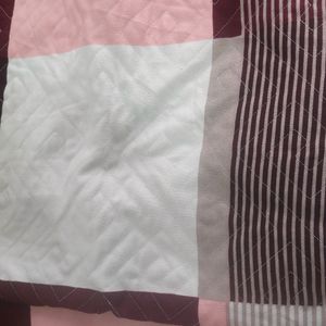 Peach And Brown Bedsheet