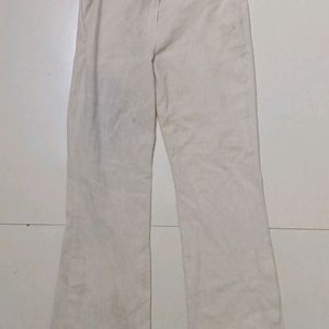 Linen Pants With Slit