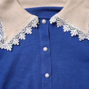 Blue Party Wear Top