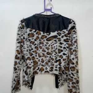 Animal Printed Partywear Jacket