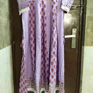 NewUnused PureCotton Anarkali Suit