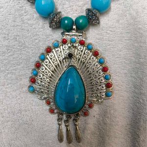 Traditional Heavy Peacock Neck Piece