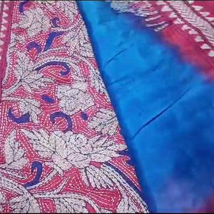 Gachi Tussar Silk Heavywork Saree