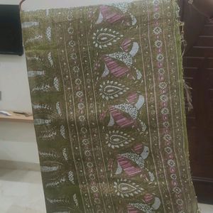 Green Colour Tissue Saree