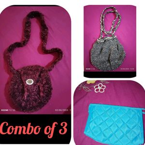 Combo Of 3 Brand New Purse 👛