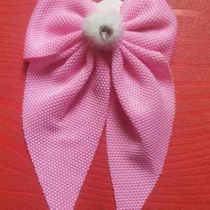 Beautiful Pink Bow Pin