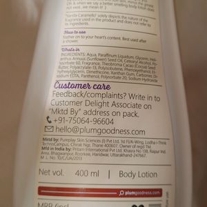 Plum Vanilla Caramello Lotion 400ml