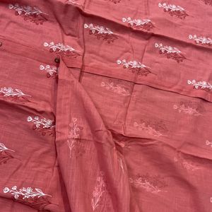 Rose Coloured Front Cut Kurti