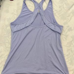 Lavender Cutout Activewear Tank Top