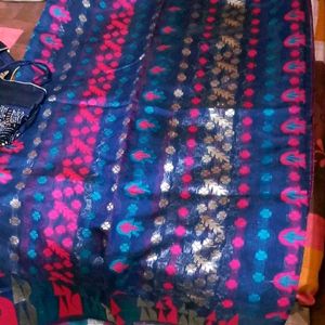 beautiful jamdani saree