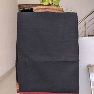 Black Cotton saree