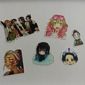 Demon Slayer Stickers 5 + 1