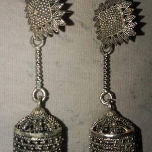 Oxidised Jhumka