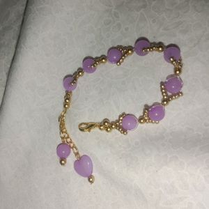 💜 stylish Home Made Bracelet