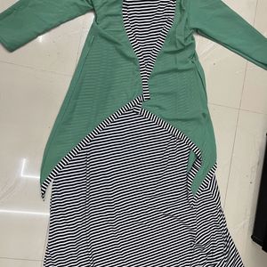 STYLISH DRESS WITH SHRUG ATTACHED