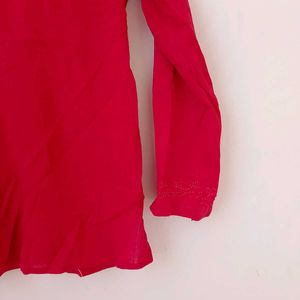 Red Short Kurti.