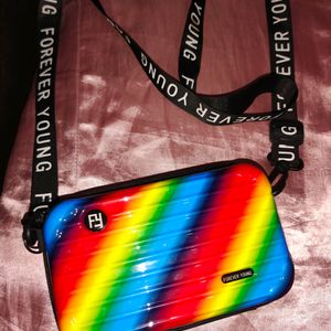 Multicolored Sling Bag