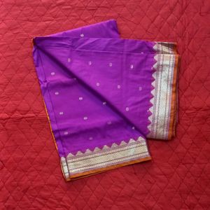 Purple Beautiful Saree ✨️