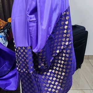 Light Violet Silk Saree