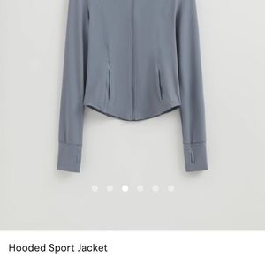 Blue Fitted Sport Jacket