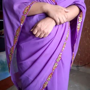 Purple Saree🌊❄