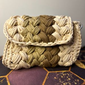 Crochet purse