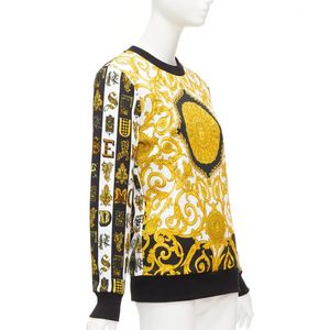 VERSACE mixed archive Barocco print cotton Sweater