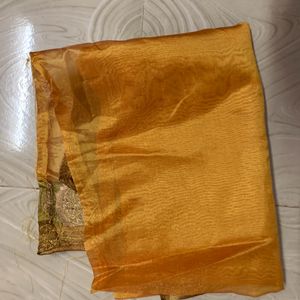 Gold Colour Saree