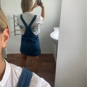 Denim Overall Mini Dress