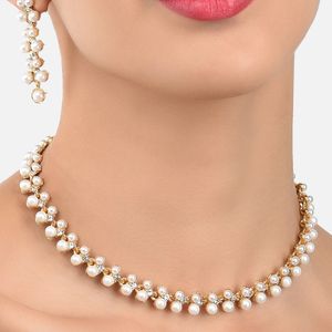 Pearl Choker & Earrings (Set)