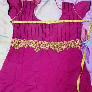 Anarkali Kurthi Set Cotton