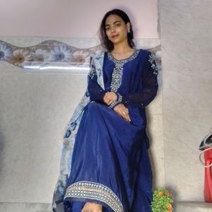 Pakistani Blue Heaven Suit Set