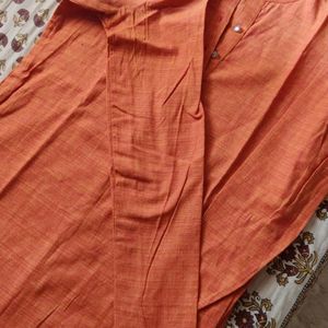 Amazing Saffron Colour Kurti