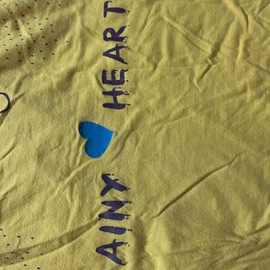 Rainy Heart Yellow Top