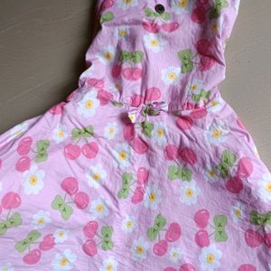 Short Knee Length Pure Cotton Frock