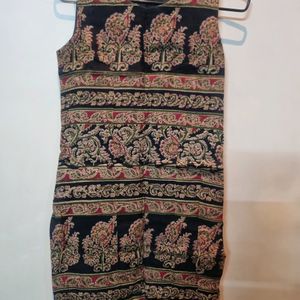 Kurti With Kalamkari Print