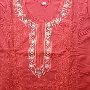 Daily Wear Embroidery Work Kurti