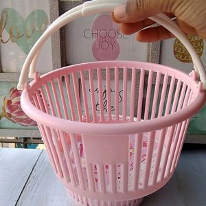 Cute Kawaii Multipurpose Basket - Pink
