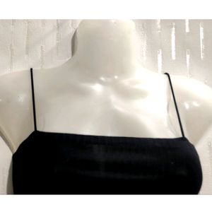 Black Crop Top For women's