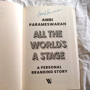 All The World's A Stage By Ambi Parameswaran