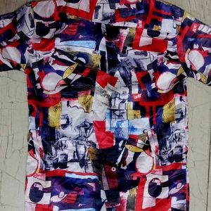 Zara Multicolored Shirt For Causal Mens Wear...