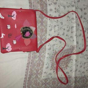 Red Sling Bag