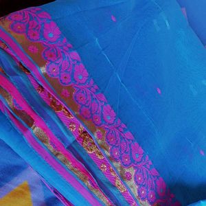 Sale!! Organza cotton Banarasi Saree