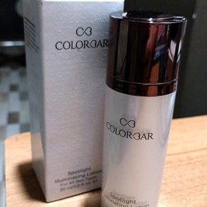 Colorbar spotlight illuminating lotion