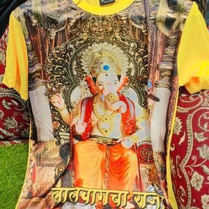 Lalbaugcha Raja Print T-shirt