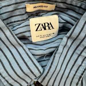 New ZARA Mens Shirt Size M Half-Sleeve Original